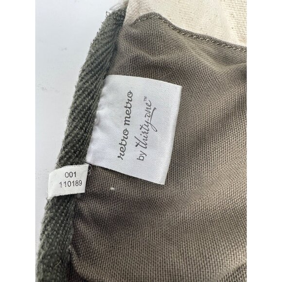 Thirty One Retro Metro Canvas Tote Bag Crossbody Natural Butterfly Boho Indie - Picture 16 of 16